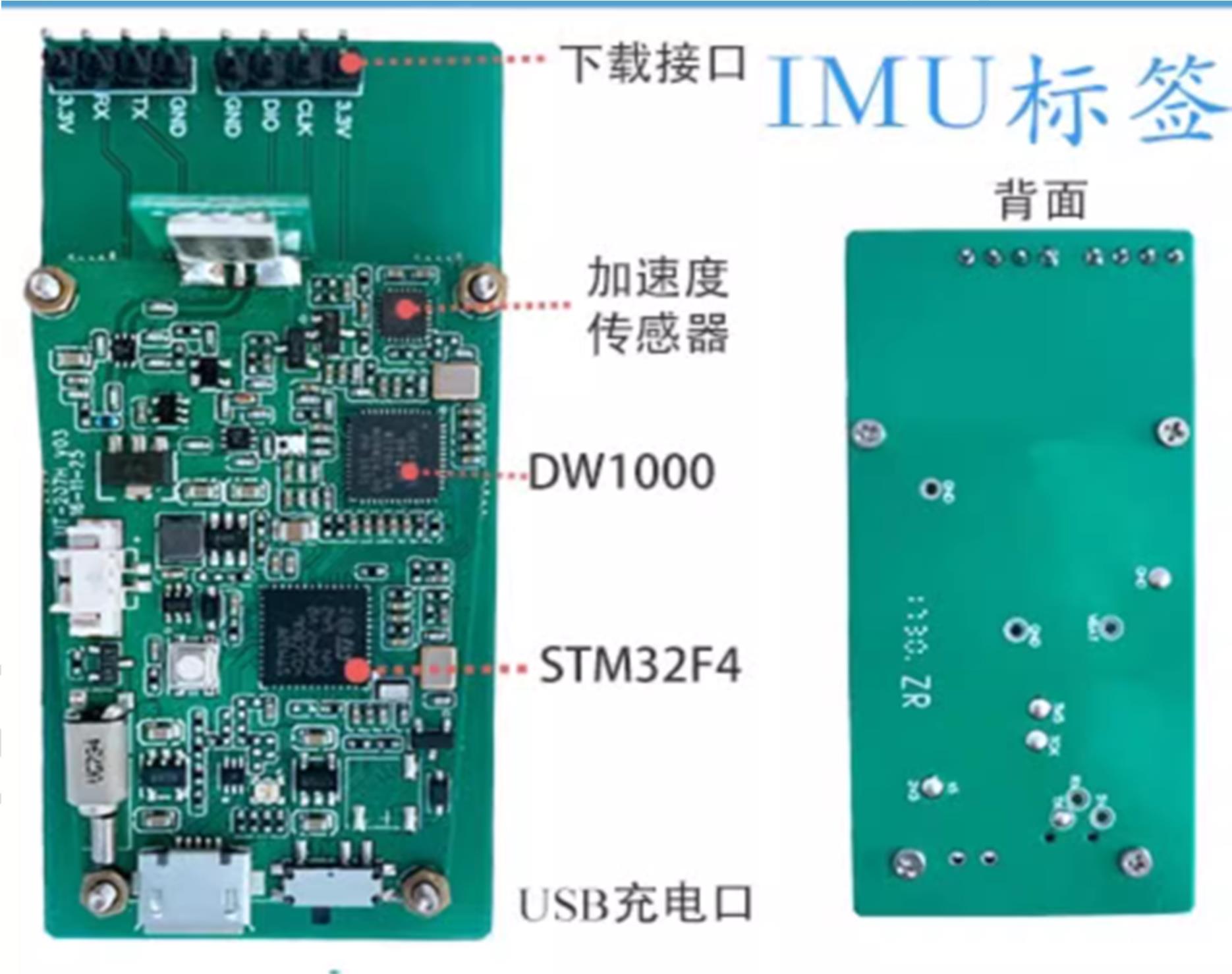 STM32F4 PA UWB 外观与主要器件